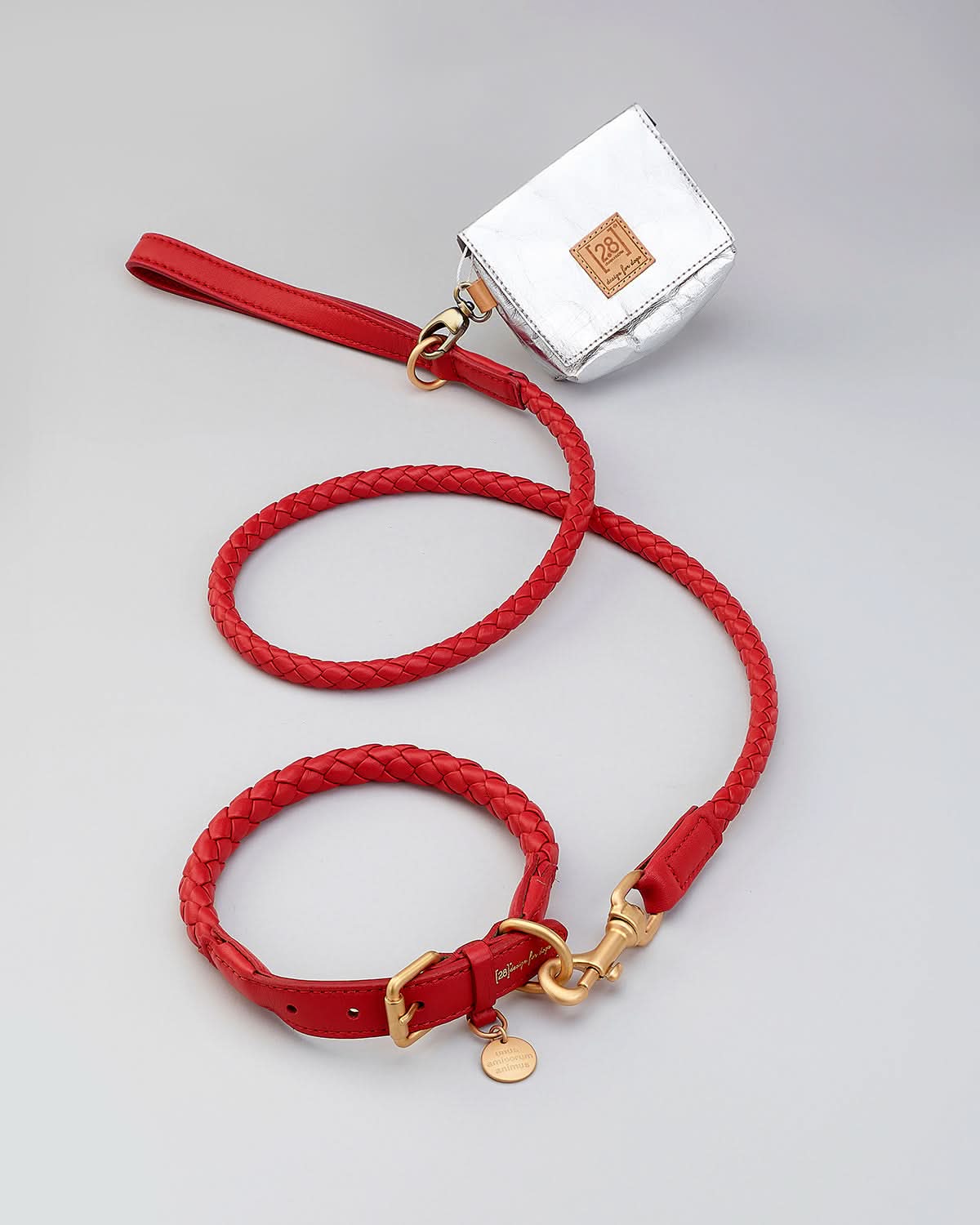 FERDINANDO NAPPA LEATHER LEASH | רצועת עור נאפה לכלב