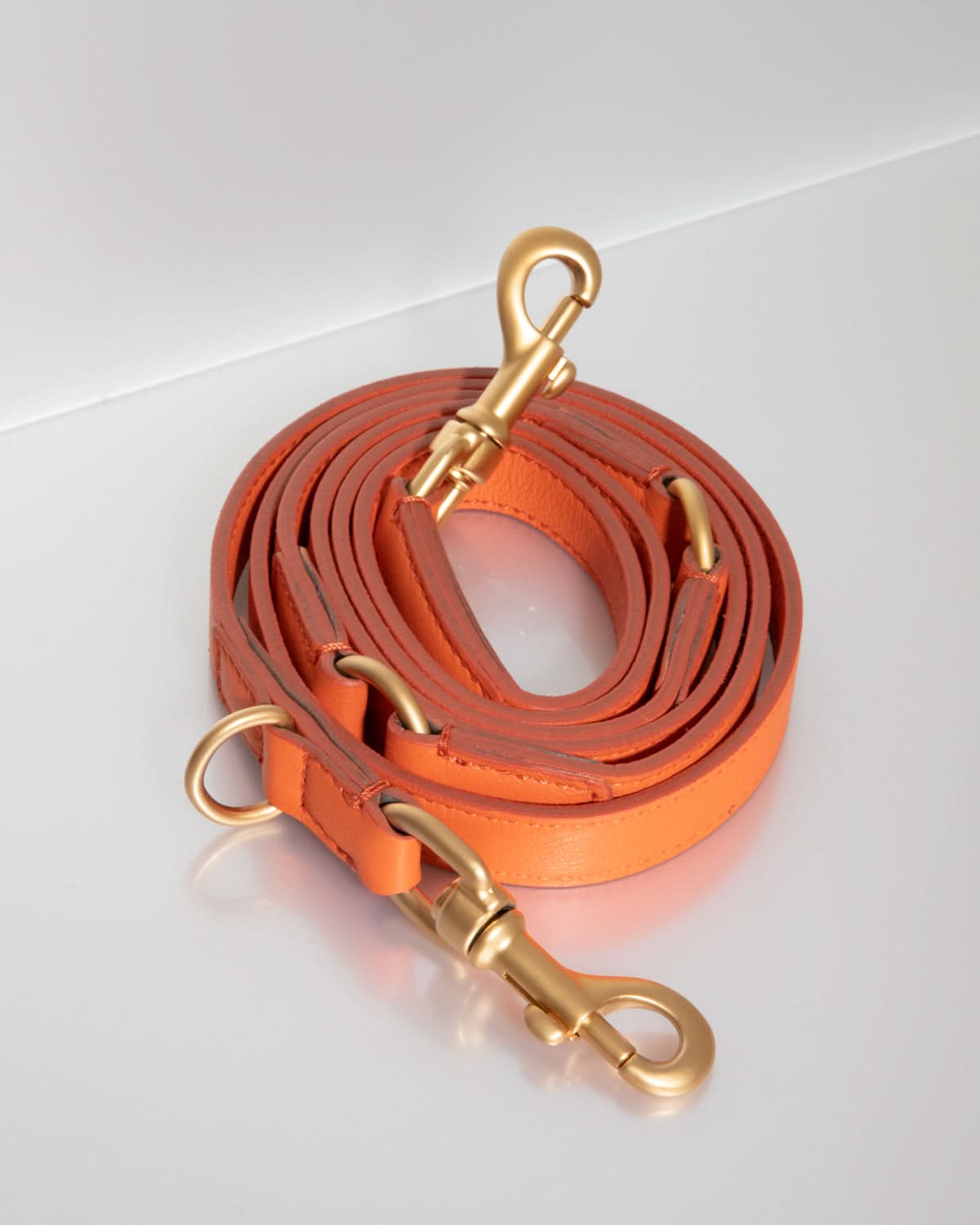 רצועת מתכווננת לכלב מעור נאפה איטלקי | MARIO ADJUSTABLE LEATHER LEASH