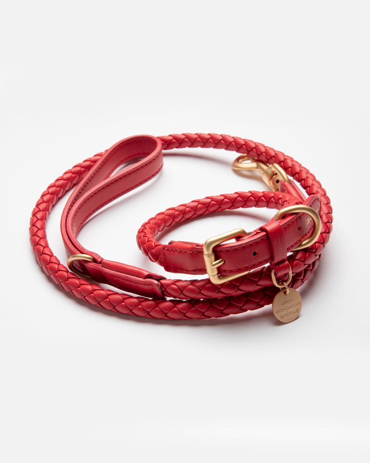 FERDINANDO NAPPA LEATHER COLLAR | קולר עור נאפה לכלב