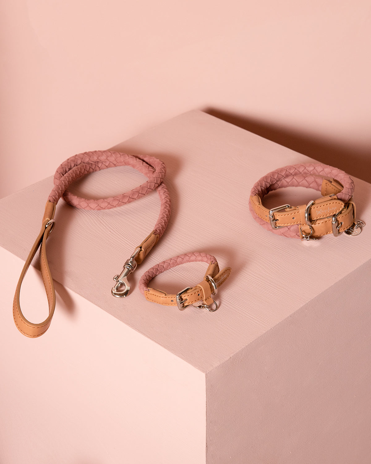 רצועת עור טבעוני לכלב