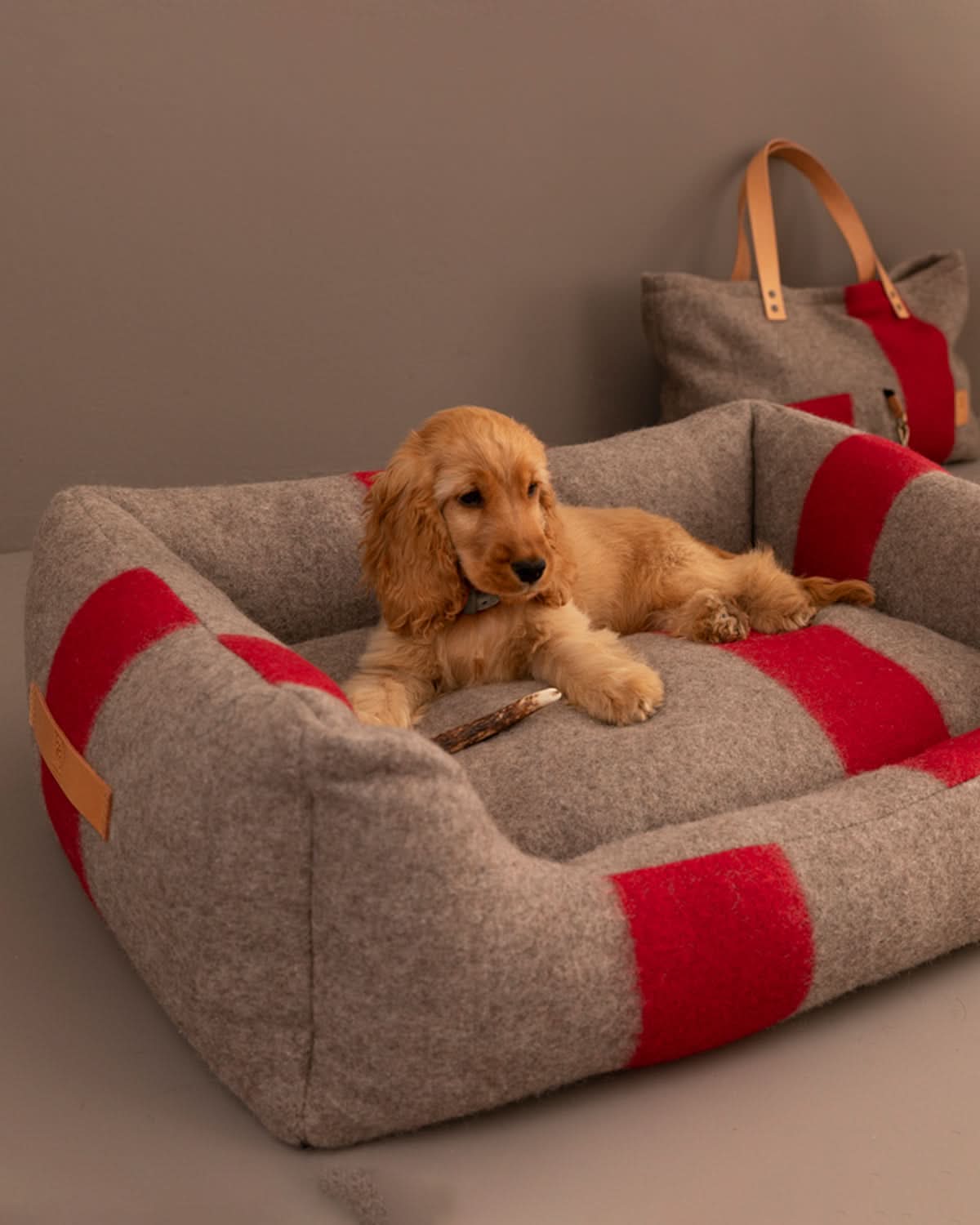 HENRI RECYCLED WOOL DOG BED | מיטה לכלב