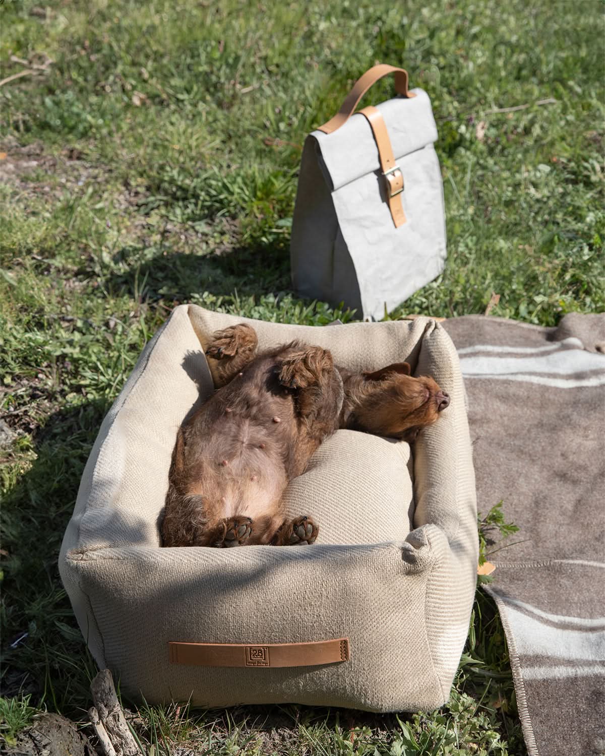 HENRI JUTE DOG BED | מיטה לכלב