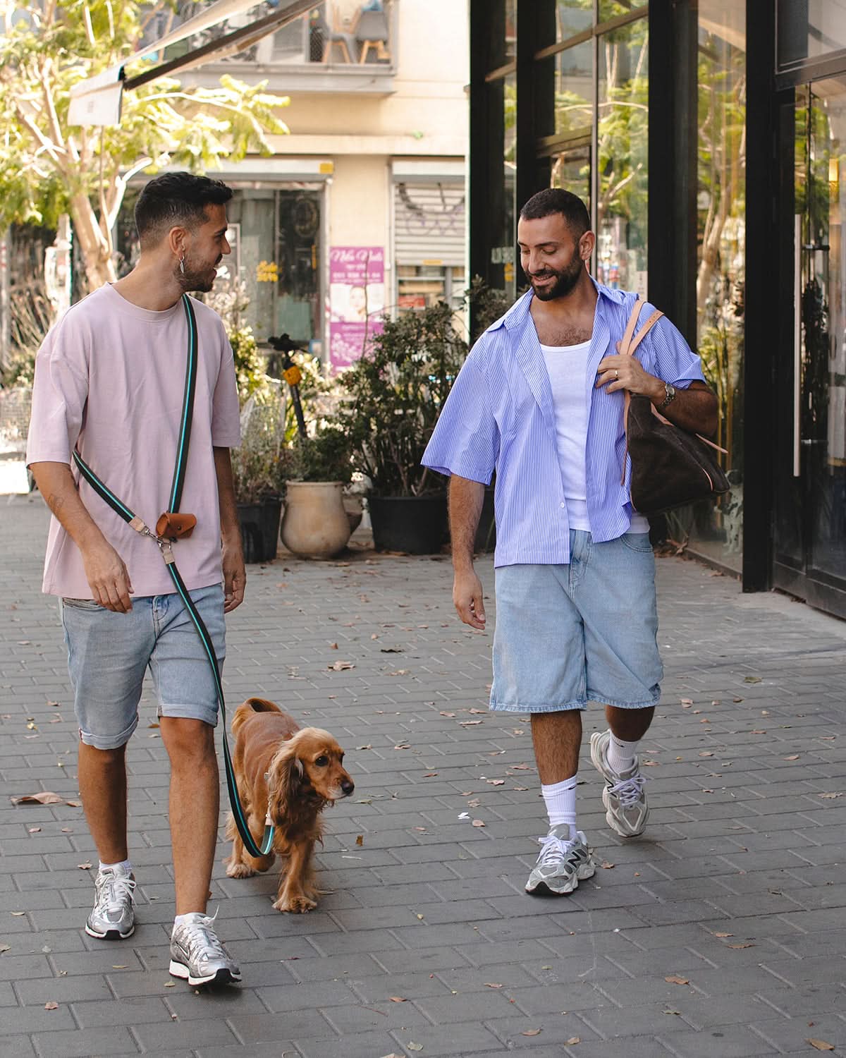 FREE-HANDS FRANCO RIBBON LEASH | רצועה ארוכה ומתכוונת לכלב