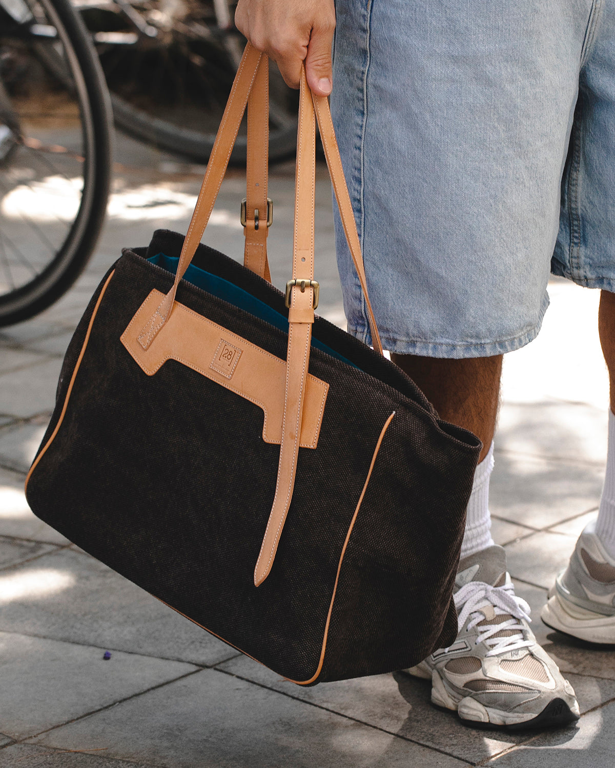 MARGARET ORGANIC COTTON DOG BAG | תיק נשיאה לכלב או תיק לבעלים