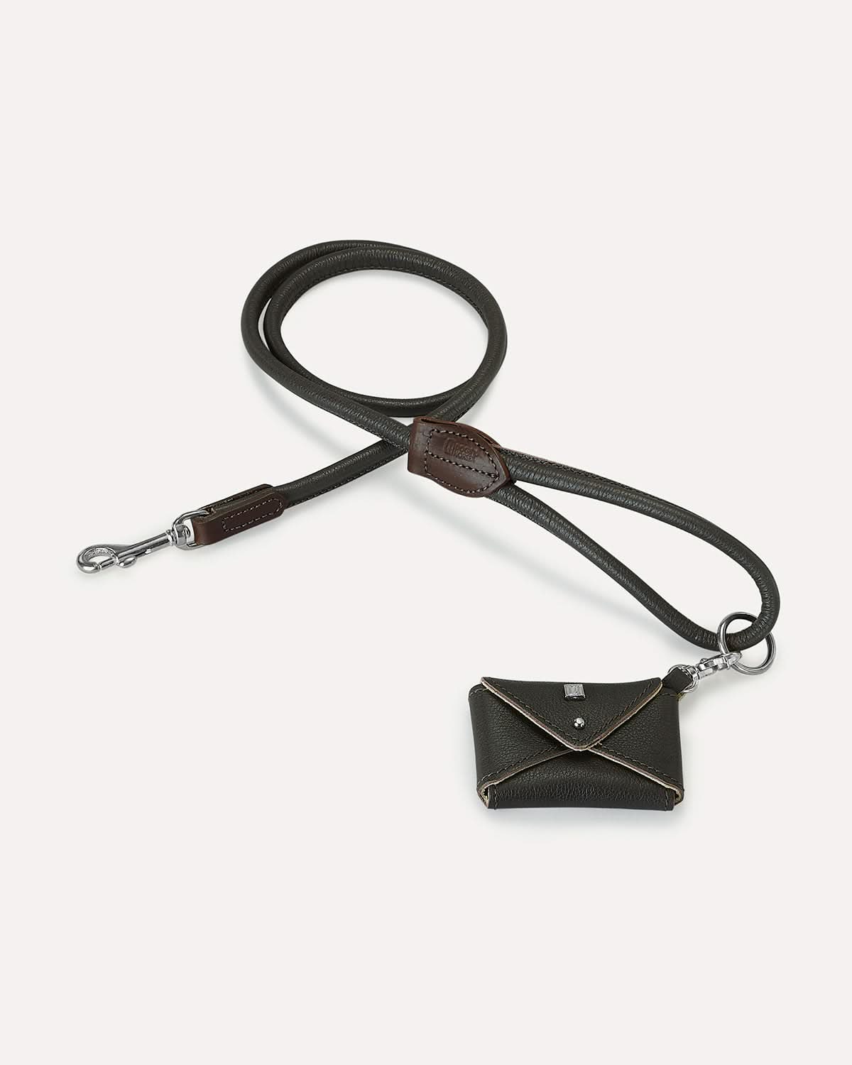 ROLLED SOFT LEATHER LEASH | רצועת עור לכלב