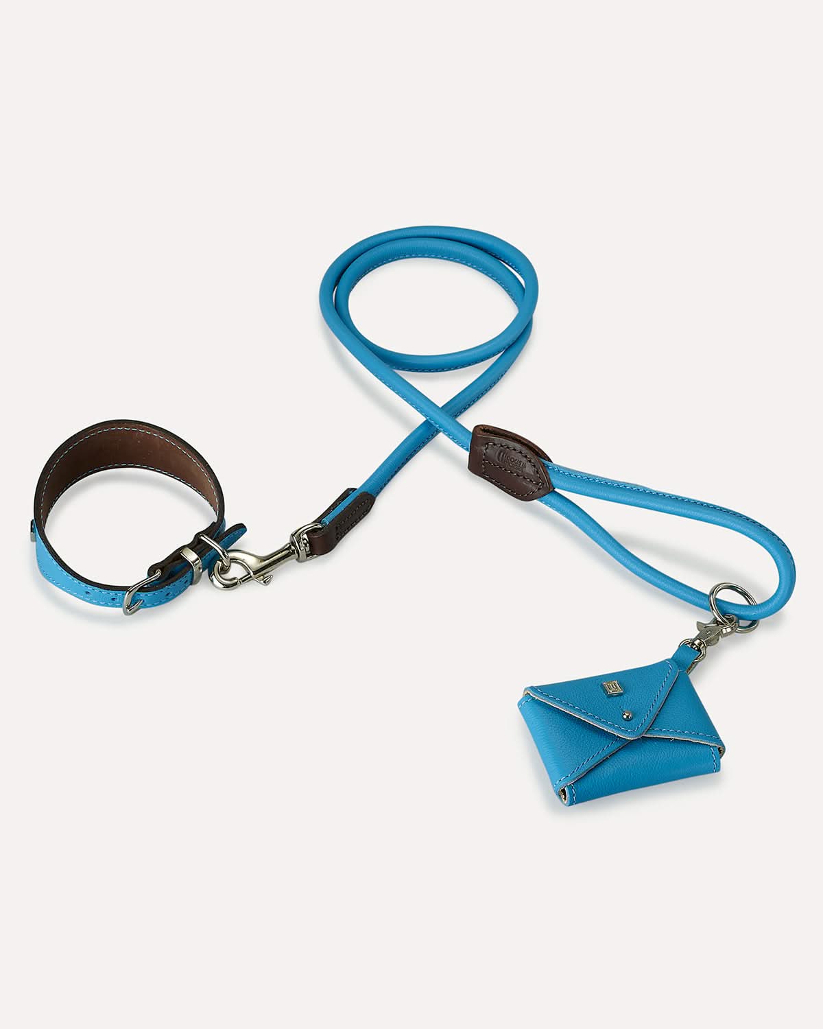 ROLLED SOFT LEATHER LEASH | רצועת עור לכלב