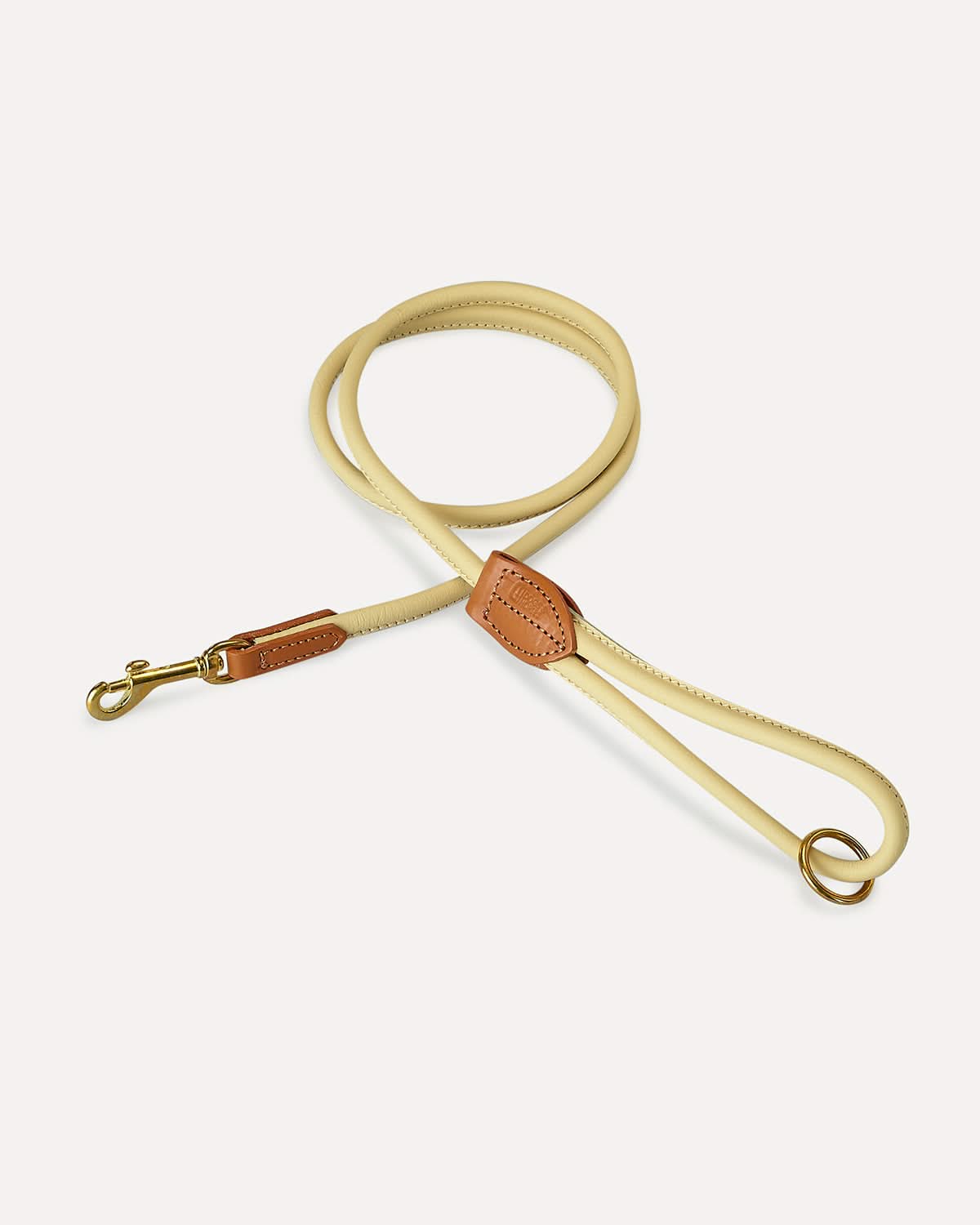 ROLLED SOFT LEATHER LEASH | רצועת עור לכלב