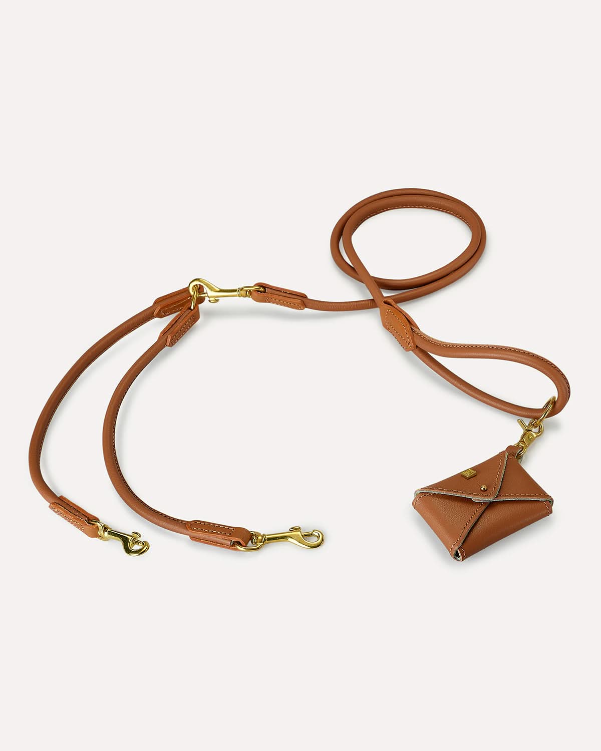 ROLLED SOFT LEATHER LEASH | רצועת עור לכלב