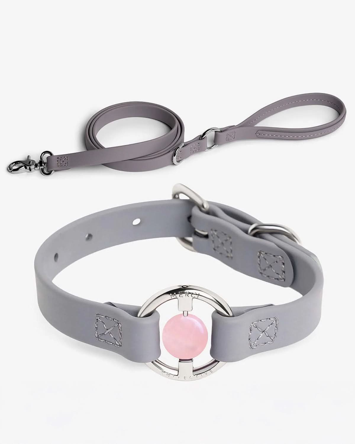 Crystal Walk Set For Dogs | סט רצועה וקולר משובץ אבן קריסטל