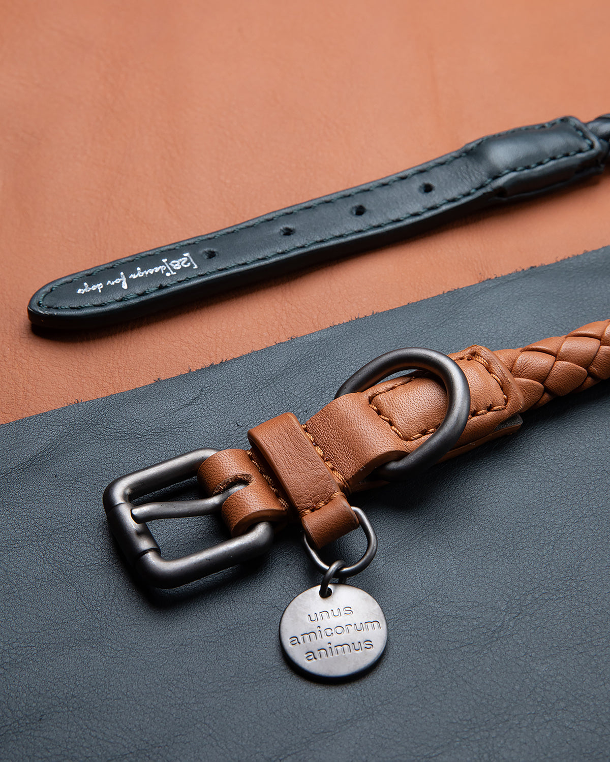 FERDINANDO NAPPA LEATHER COLLAR | קולר עור נאפה לכלב