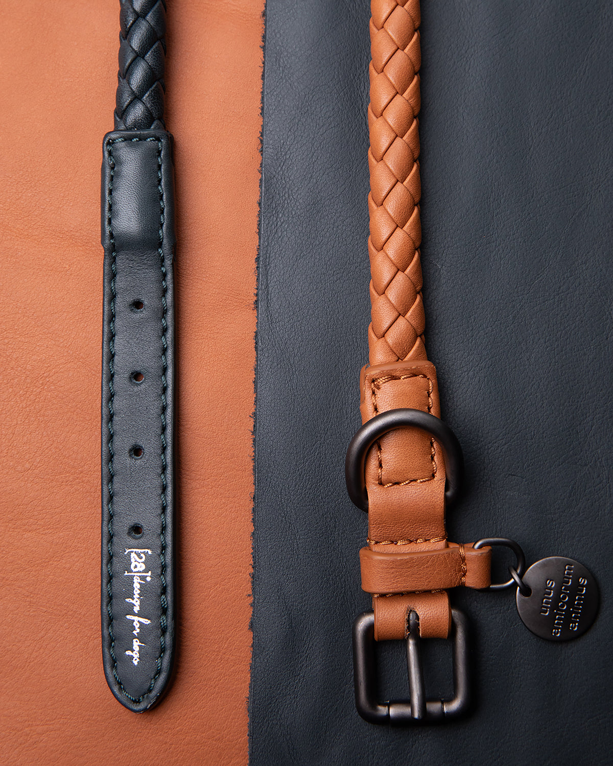 FERDINANDO NAPPA LEATHER COLLAR | קולר עור נאפה לכלב