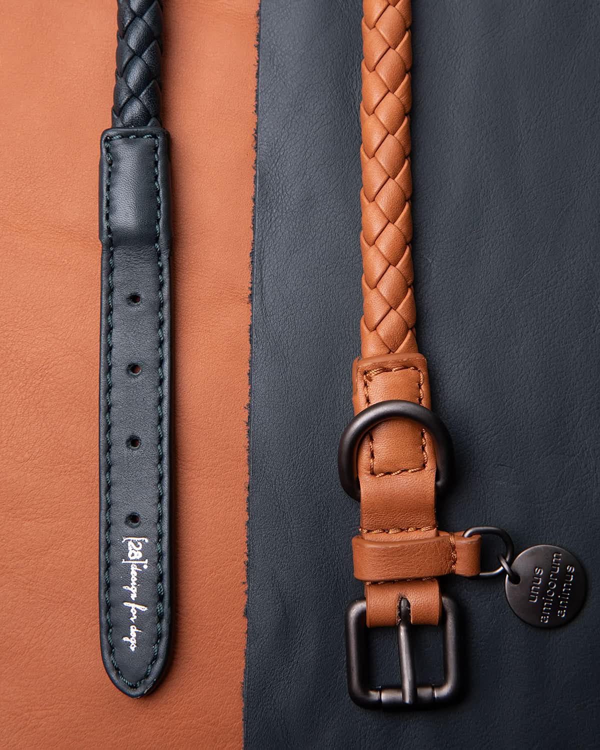 FERDINANDO NAPPA LEATHER COLLAR | קולר עור נאפה לכלב