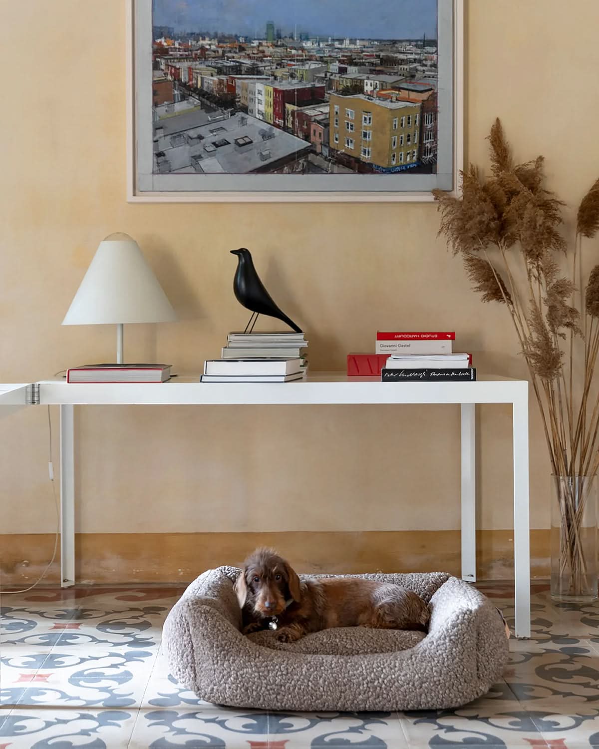 HENRI BOUCLÉ WOOL DOG BED | מיטה לכלב