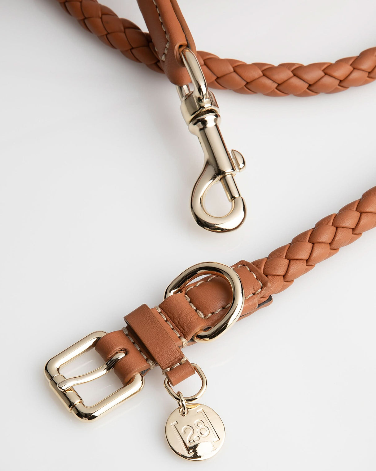 FERDINANDO NAPPA LEATHER COLLAR | קולר עור נאפה לכלב