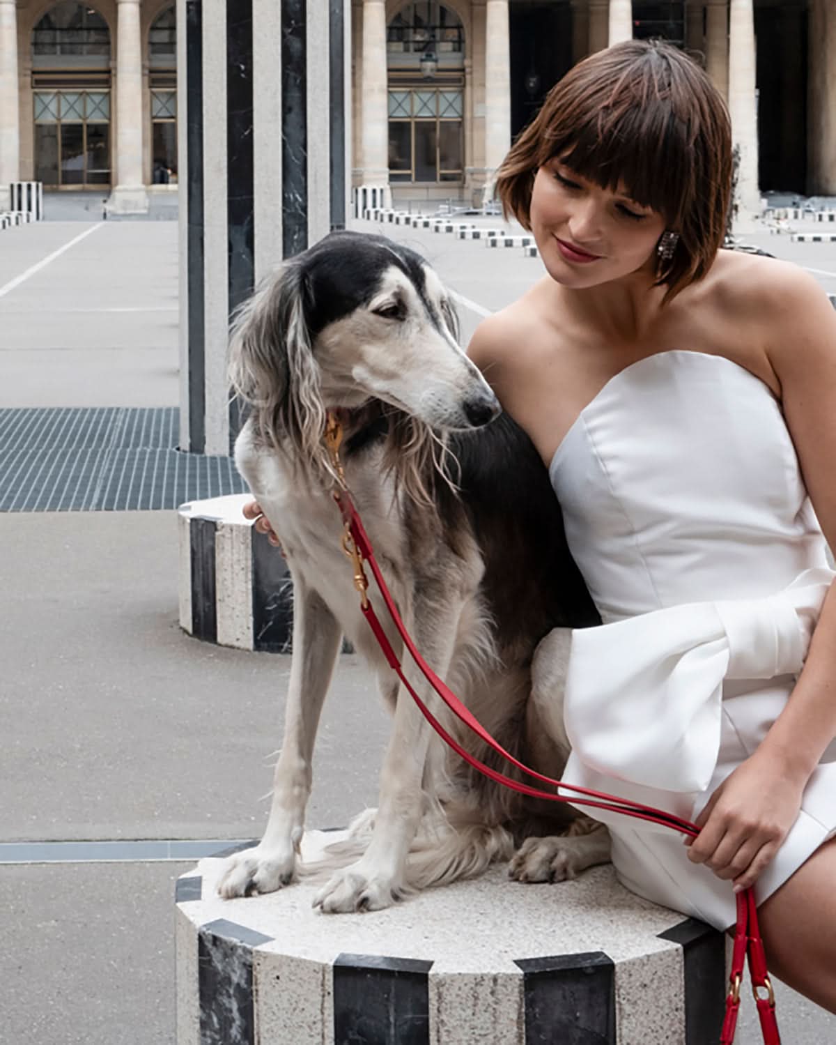 רצועת מתכווננת לכלב מעור נאפה איטלקי | MARIO ADJUSTABLE LEATHER LEASH