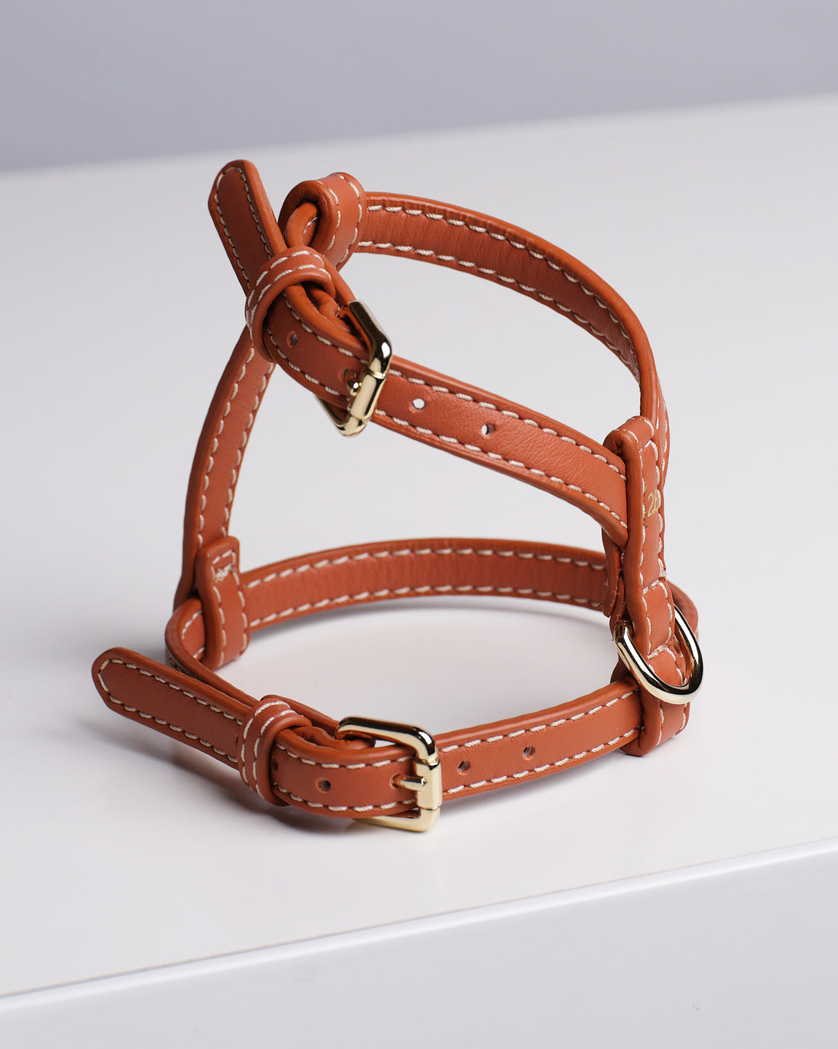 GABRIELE NAPPA LEATHER DOG HARNESS | רתמת עור נאפה לכלב