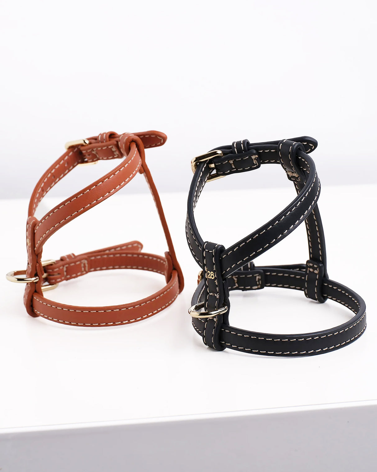 GABRIELE NAPPA LEATHER DOG HARNESS | רתמת עור נאפה לכלב