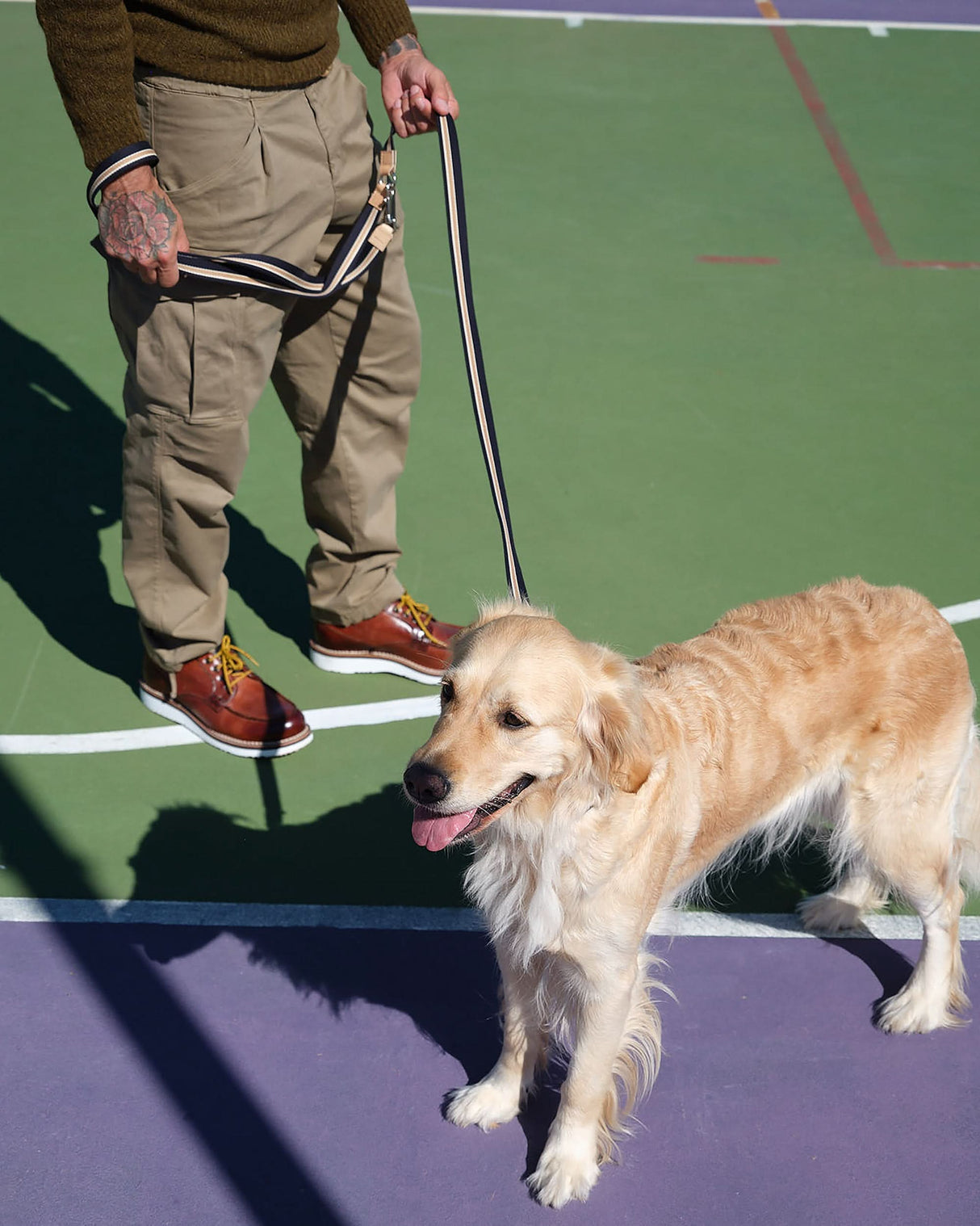 FREE-HANDS FRANCO RIBBON LEASH | רצועה ארוכה ומתכוונת לכלב