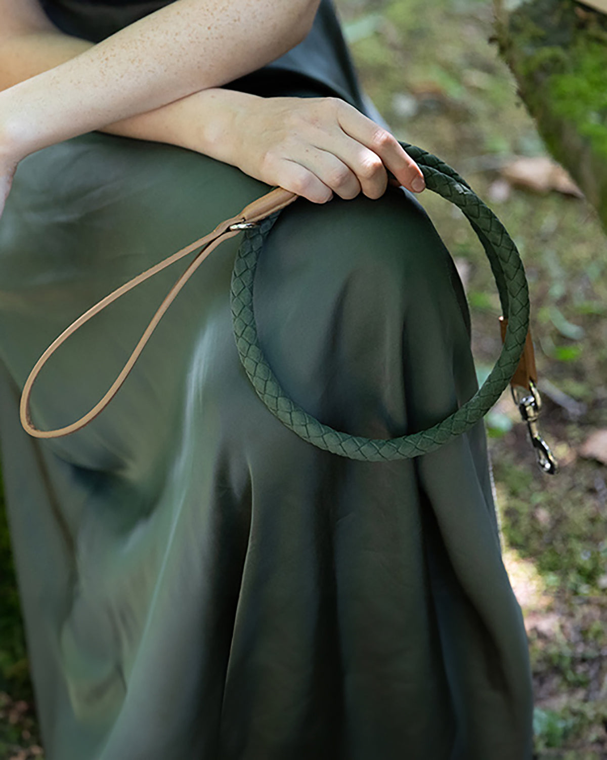 רצועת עור טבעוני לכלב