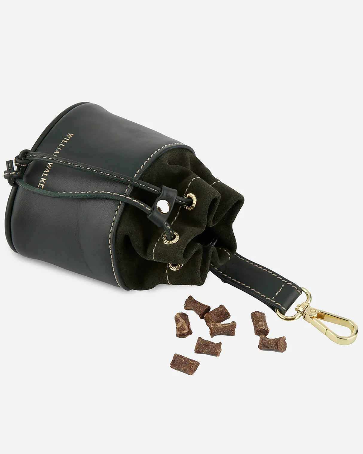 Luxe Suede Leather Treat Bag | נרתיק חטיפים מעור