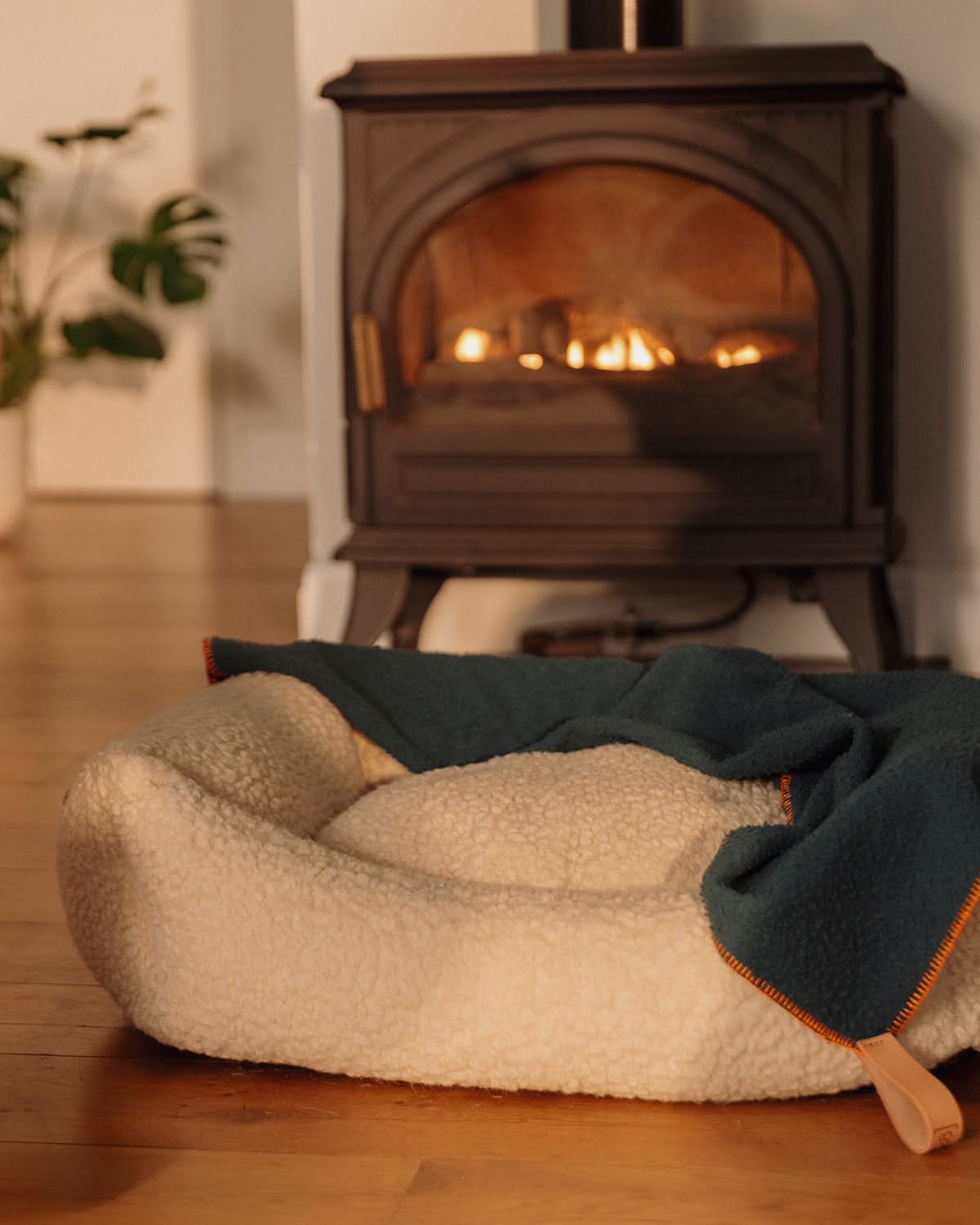 HENRI BOUCLÉ WOOL DOG BED | מיטה לכלב