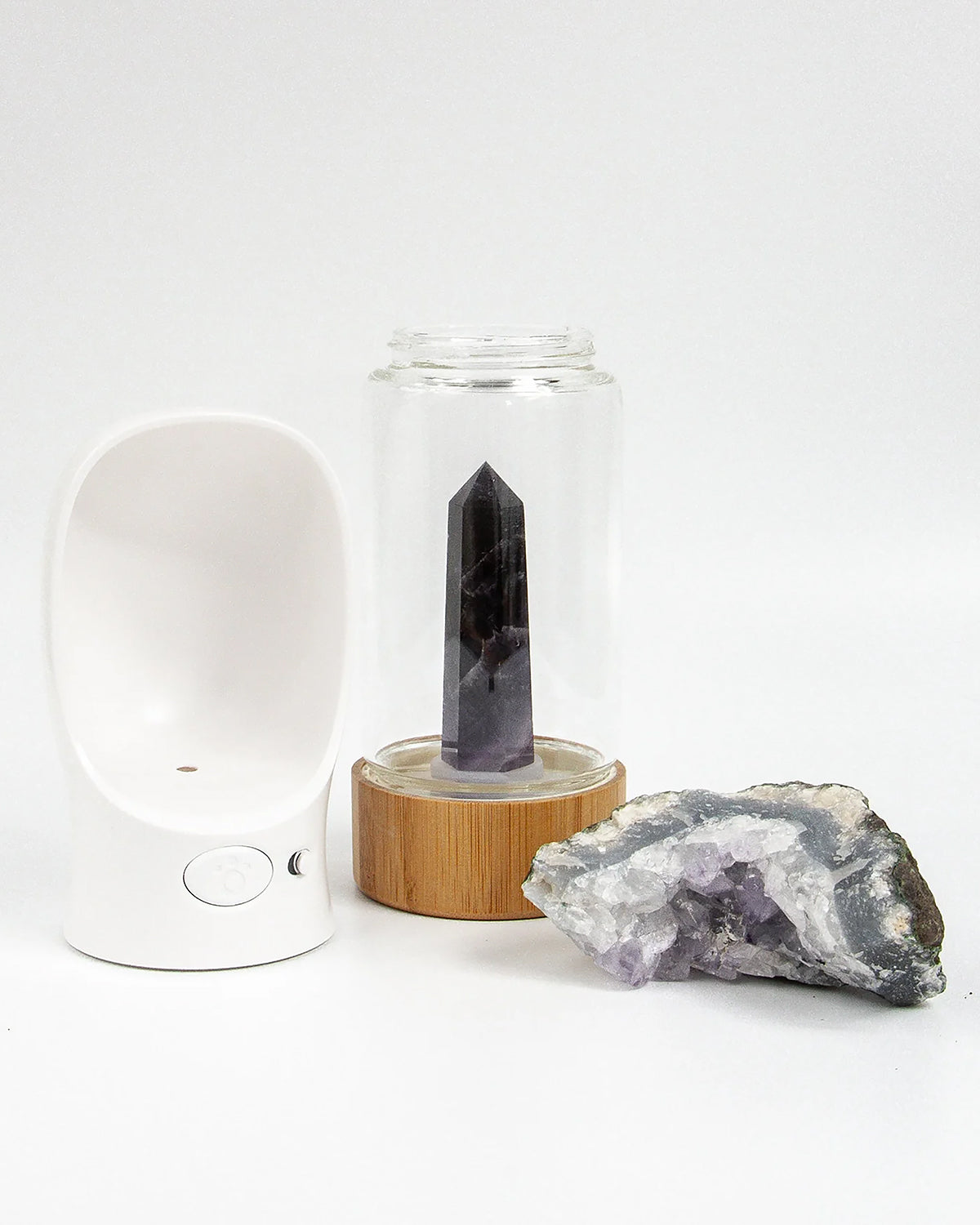 בקבוק מים קריסטל אנרגיה | בקבוק מים עם אבן קריסטל אנרגטית