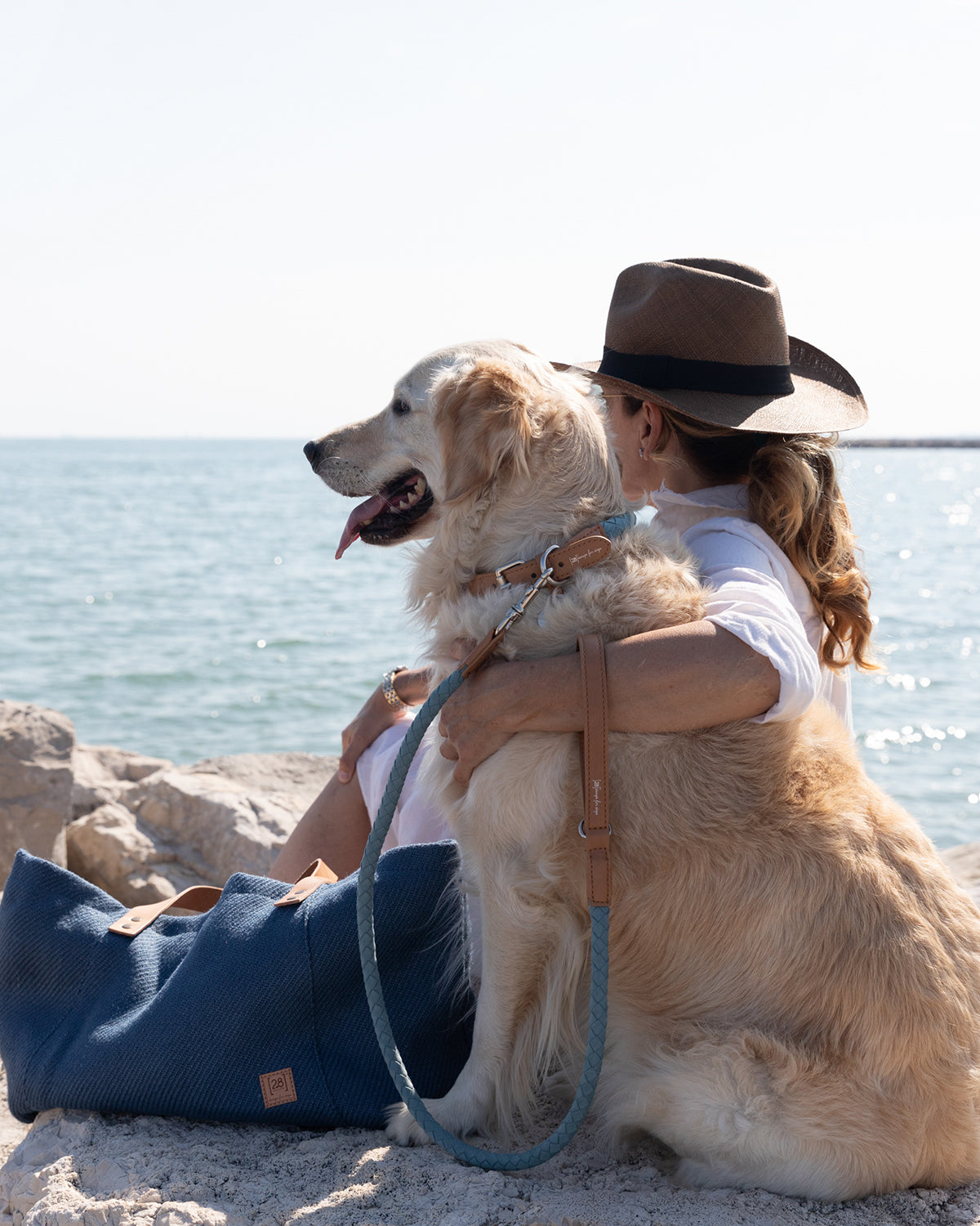 רצועת עור טבעוני לכלב