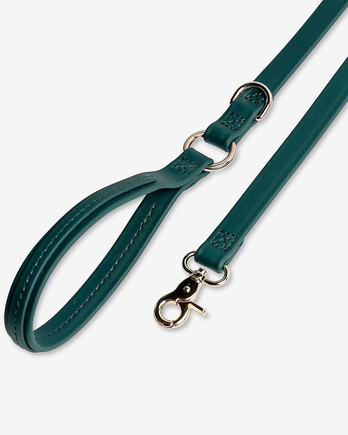 סט רצועה וקולר משובץ אבן קריסטל | Crystal Walk Set For Dogs
