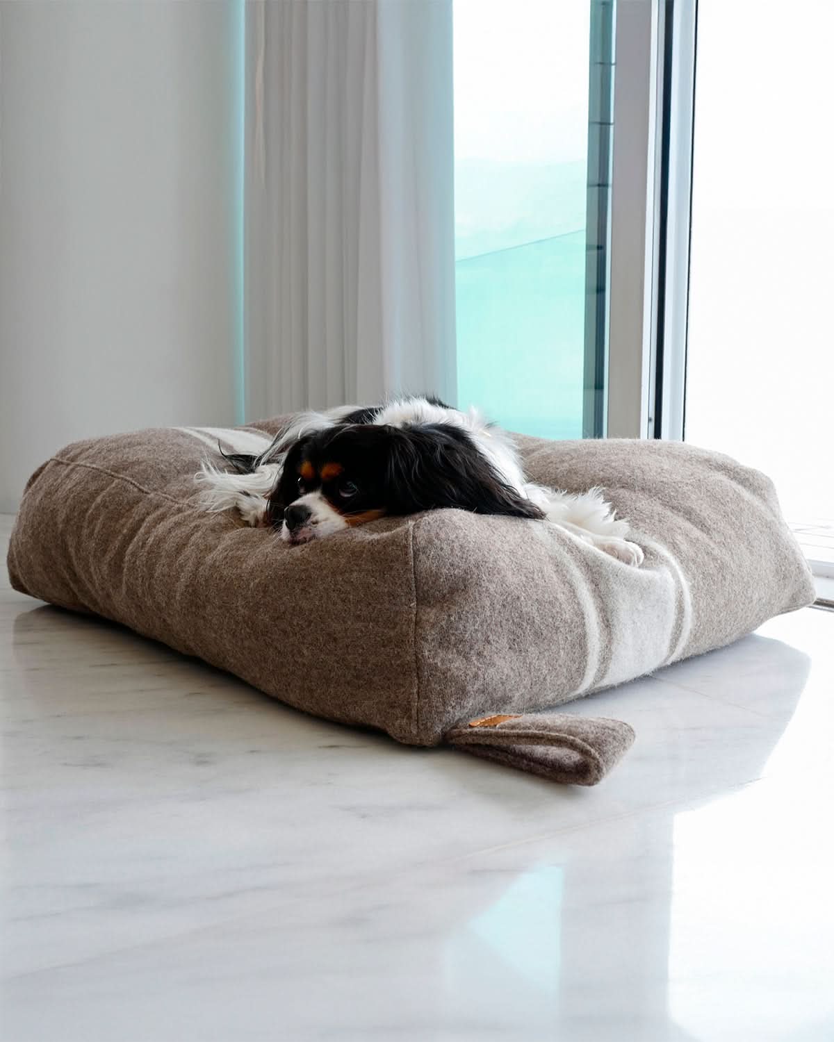 YOUSUF RECYCLED WOOL DOG BED | מיטה לכלב