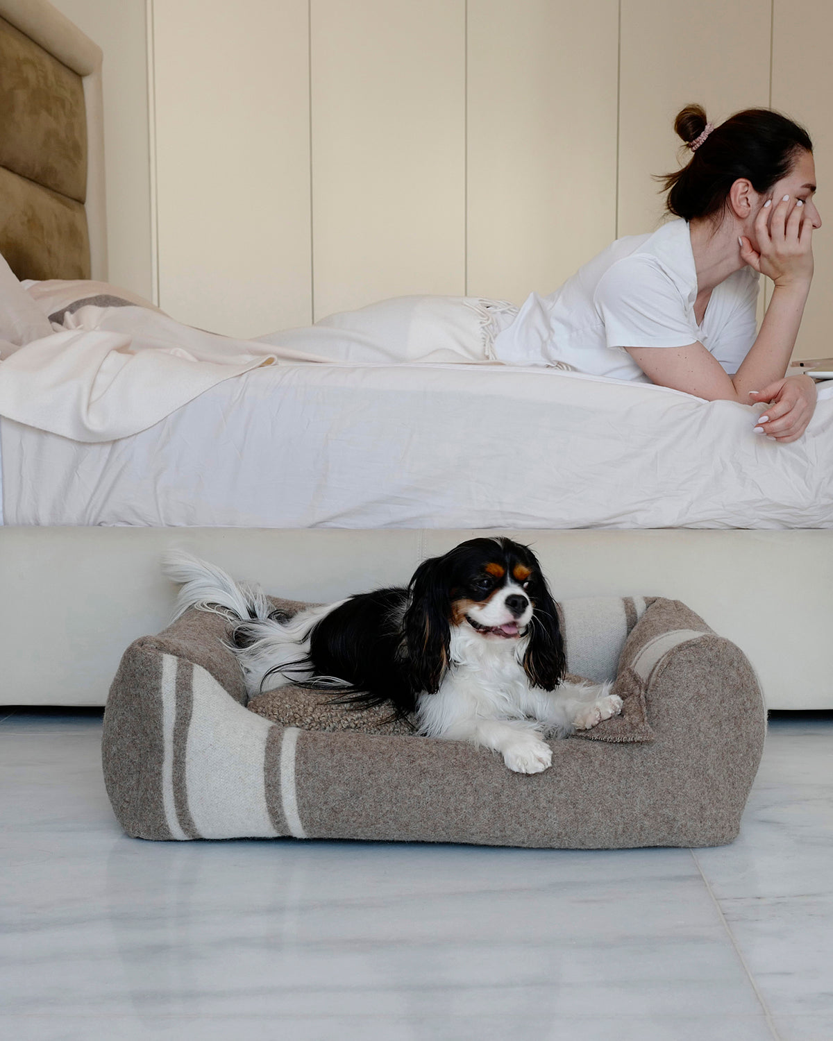 HENRI RECYCLED WOOL BED | מיטה לכלב