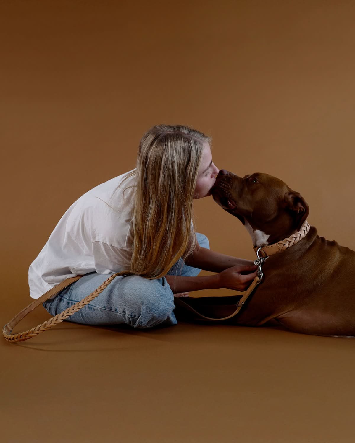 BERGAMO COWHIDE LEATHER COLLAR | קולר עור לכלב