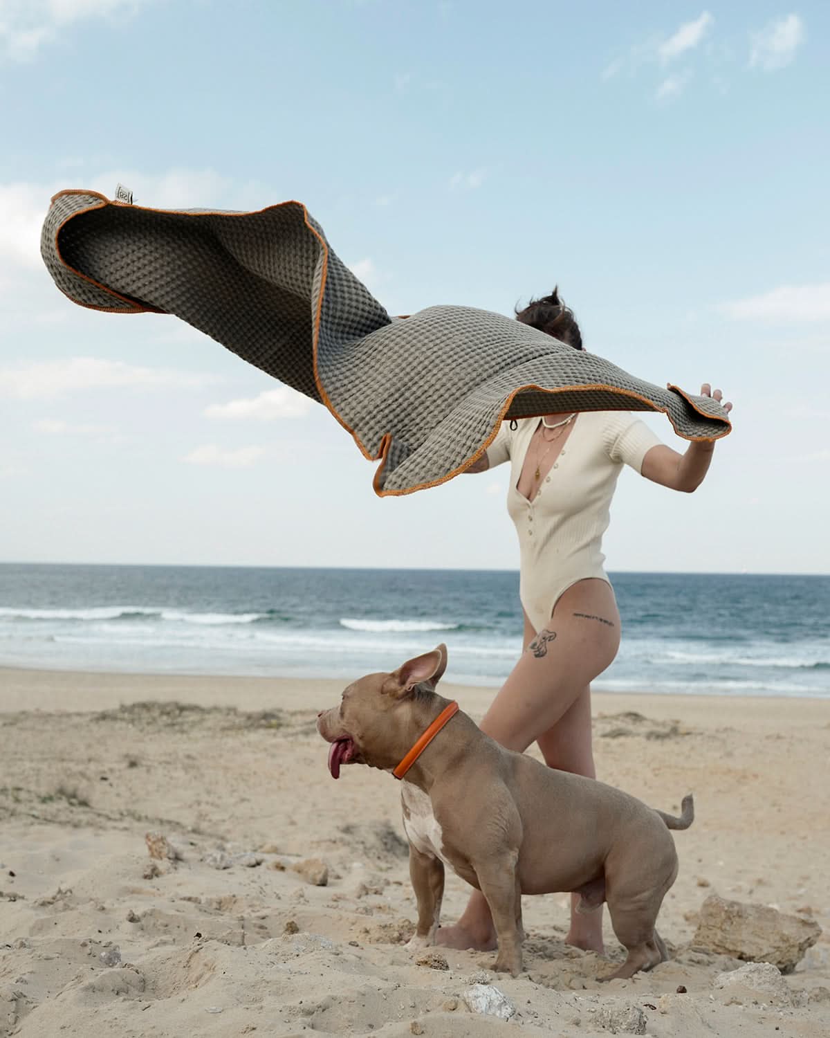 ROLLED SOFT LEATHER COLLAR | קולר עור לכלב