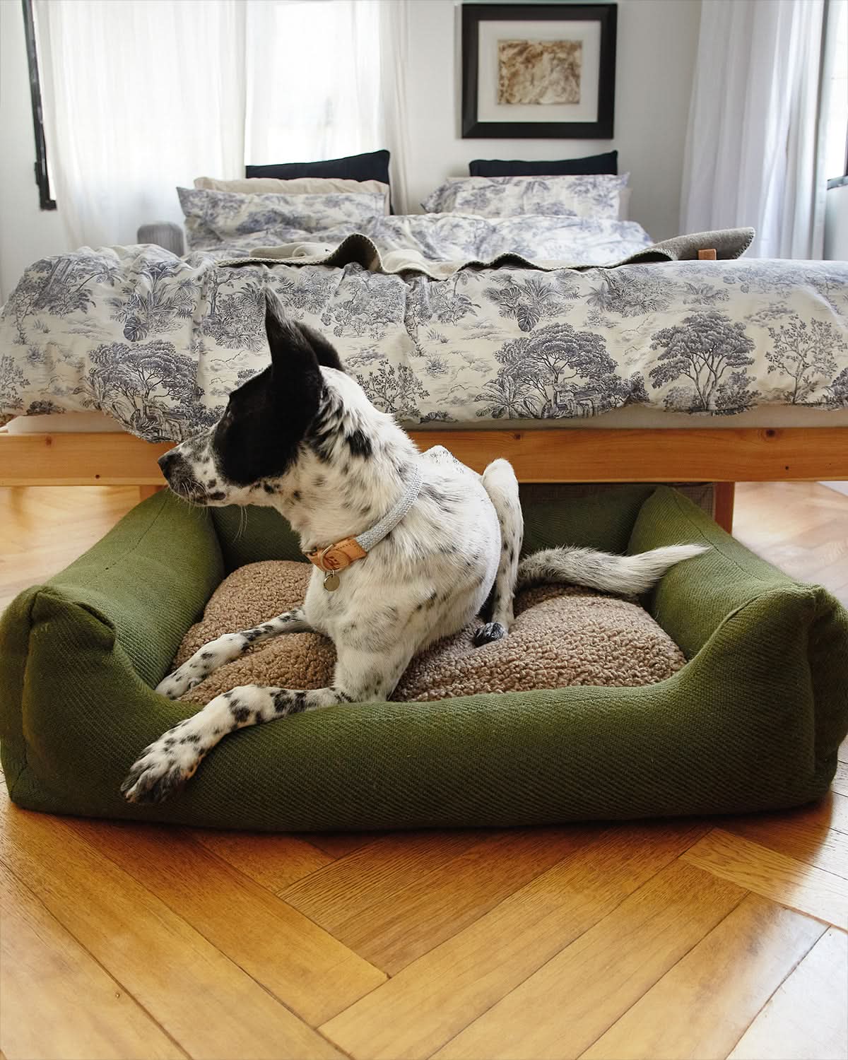 REPLACEMENT COVER FROM NATURAL JUTE FOR HENRI BED | ריפוד להחלפה למיטה לכלב