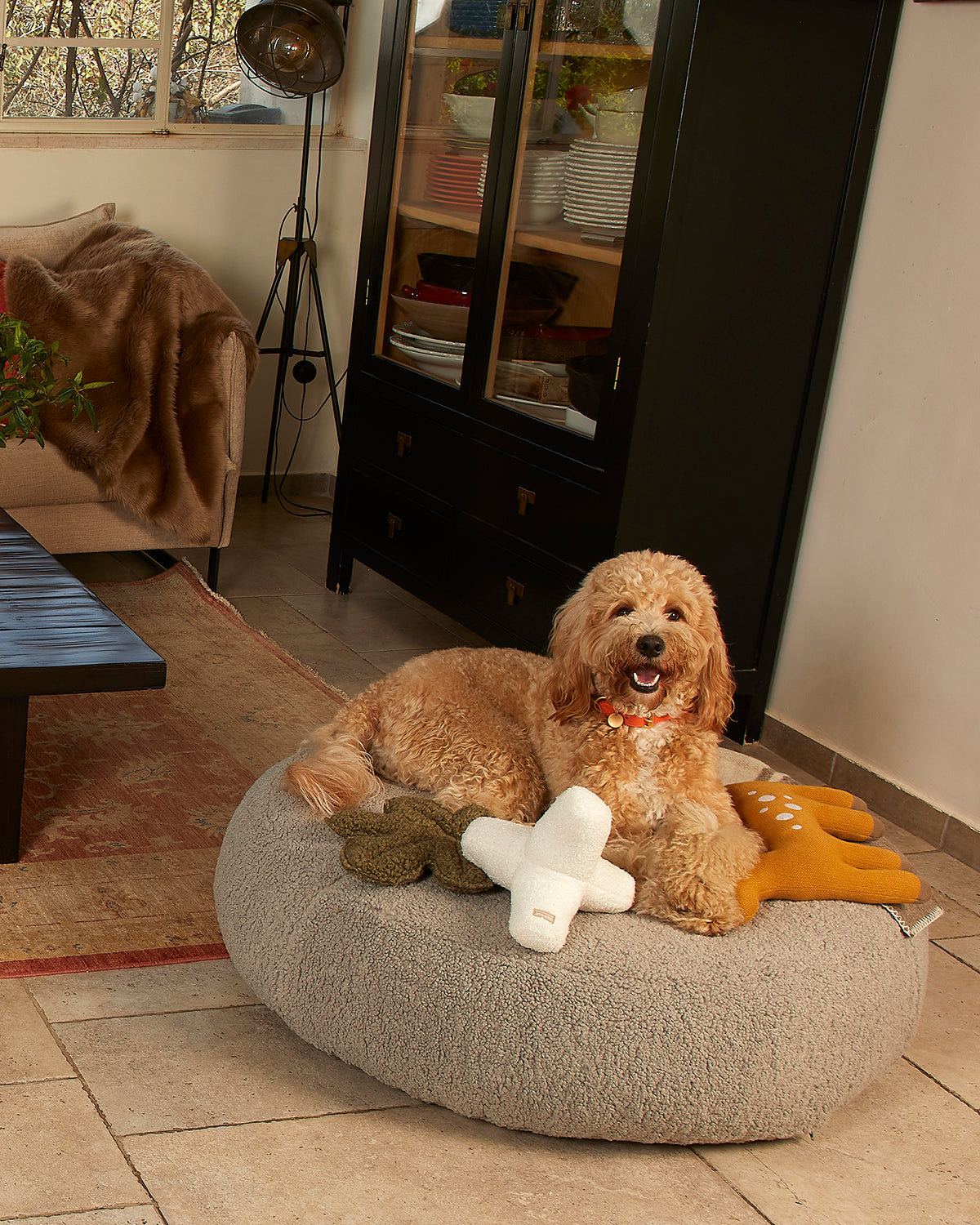SENSO DOG ORTHOPEDIC POUFFE | מיטת פוף אורתופדית לכלב