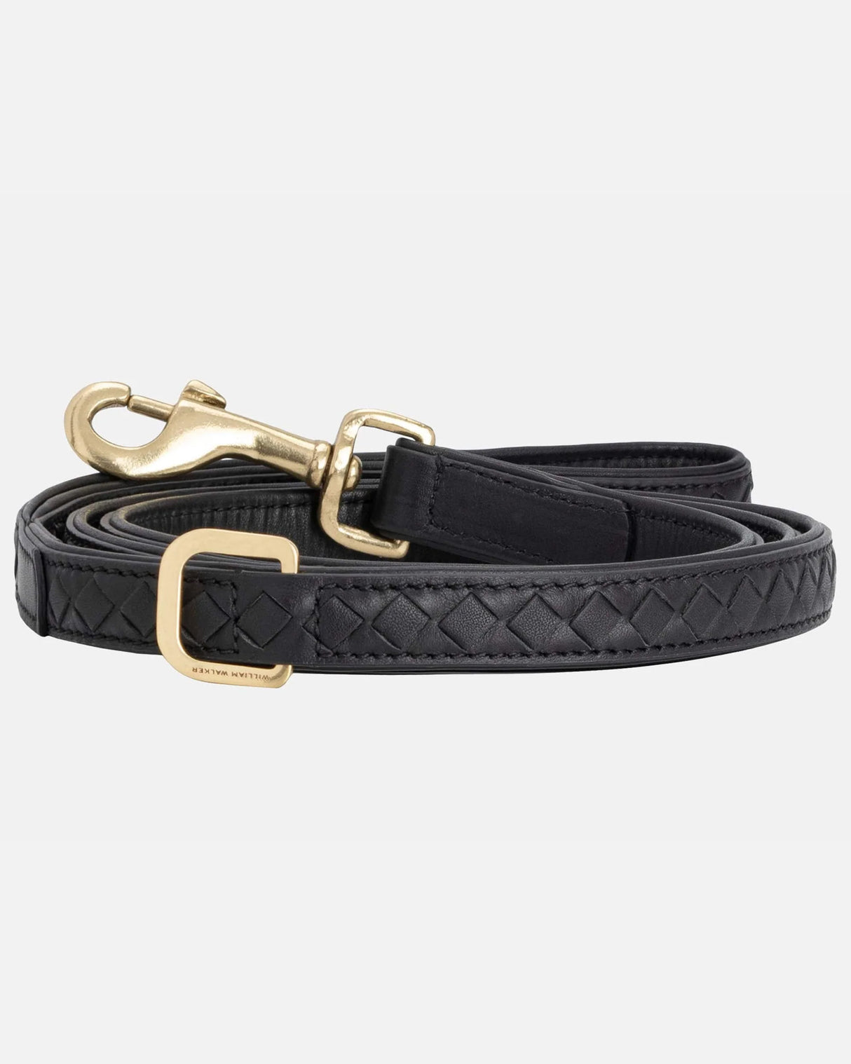 Prestige Leather Dog Leash | רצועת עור נאפה ארוכה ומתכווננת לכלב