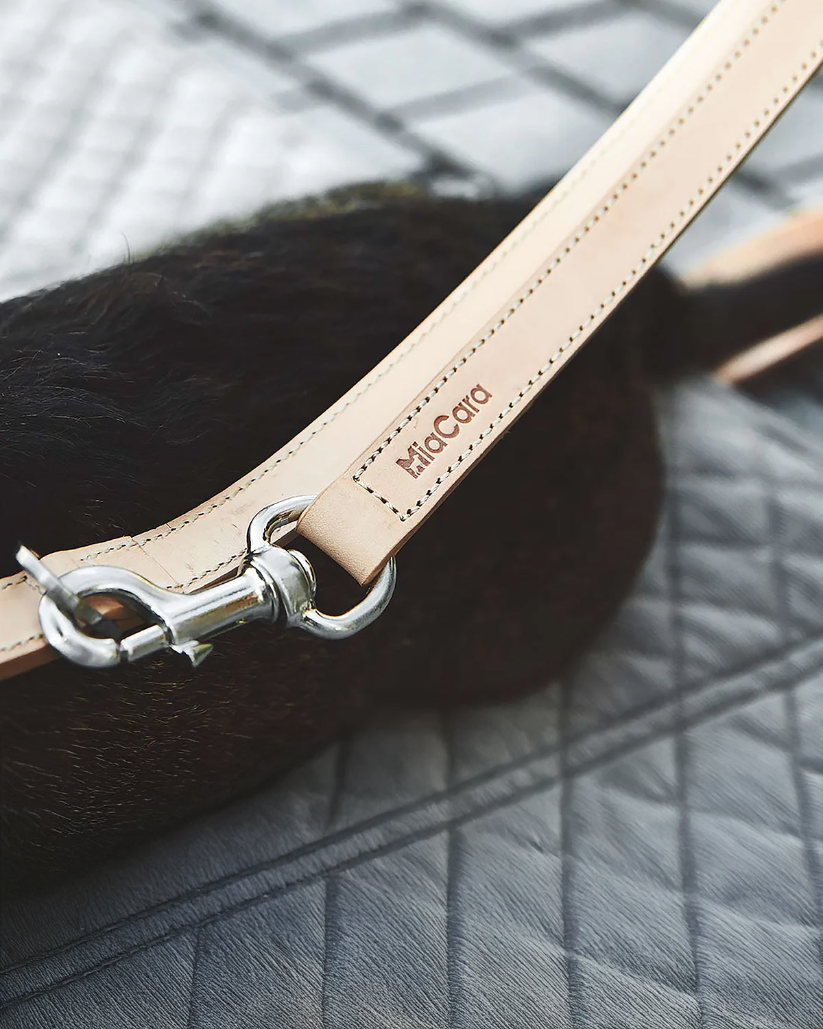 BERGAMO COWHIDE LEATHER LEAD | רצועה מתכווננת לכלב