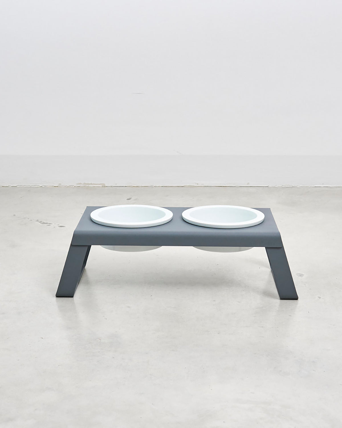 DESCO ALU PORCELAIN | מעמד קערות מוגבה לכלב