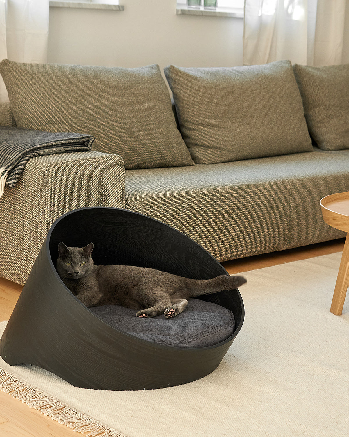 COVO CAT CAVE BED | מיטת עץ לחתול