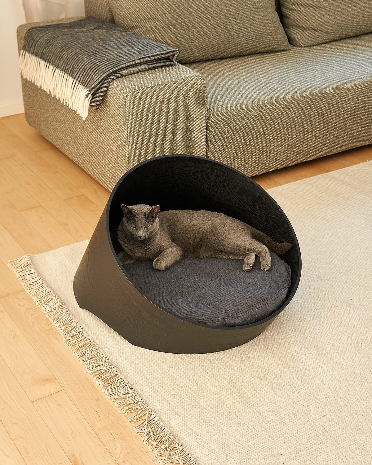 COVO CAT CAVE BED | מיטת עץ לחתול