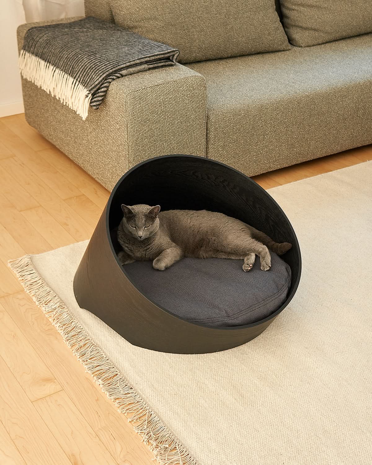COVO DOG CAVE BED | מיטת עץ אורתופדית לכלב