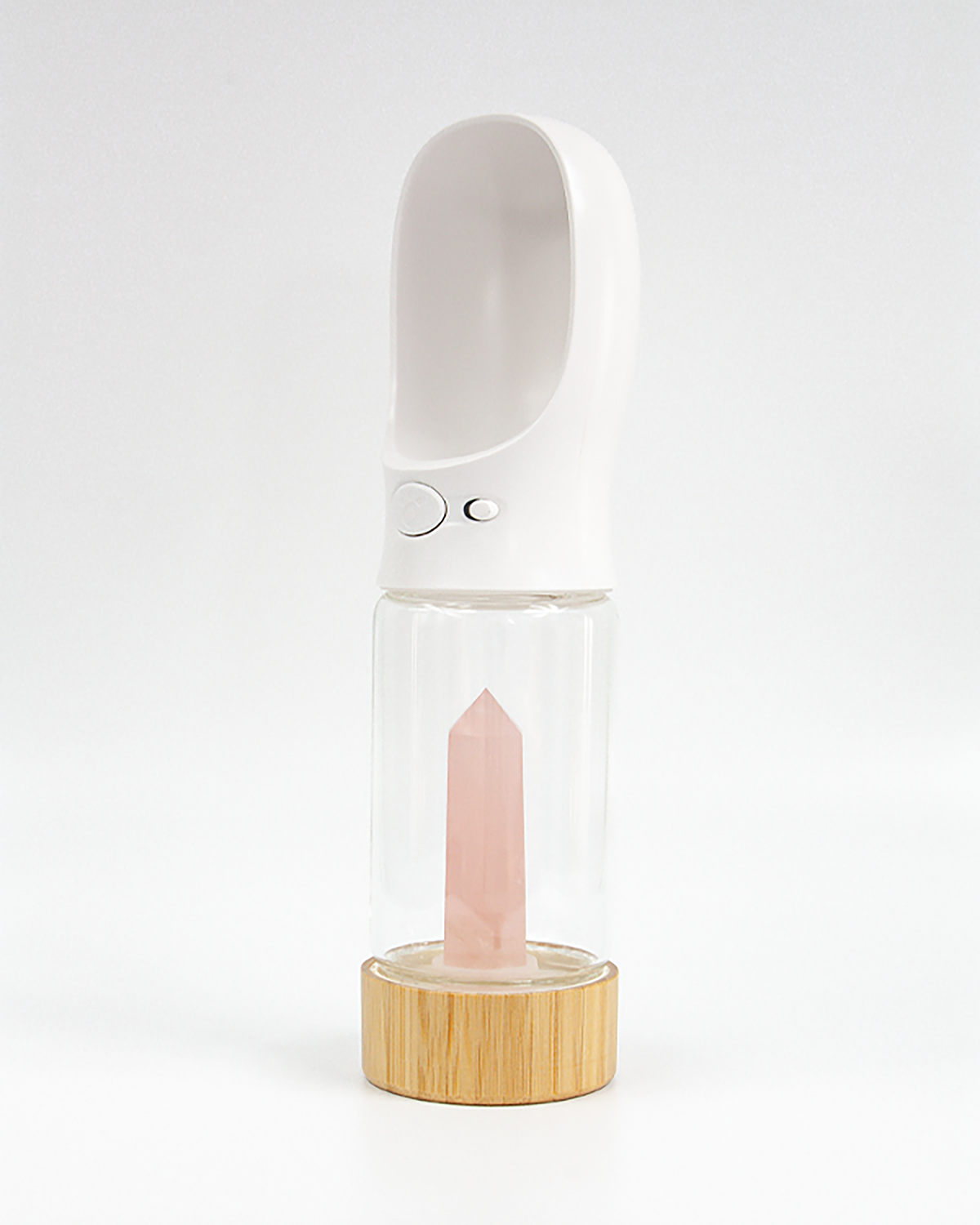 בקבוק מים קריסטל אנרגיה | בקבוק מים עם אבן קריסטל אנרגטית