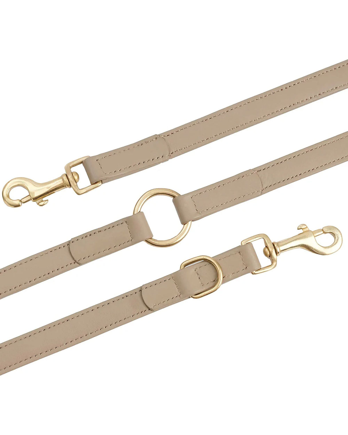 Plain Adjustable Long Leather Lead | רצועת עור ארוכה ומתכווננת לכלב