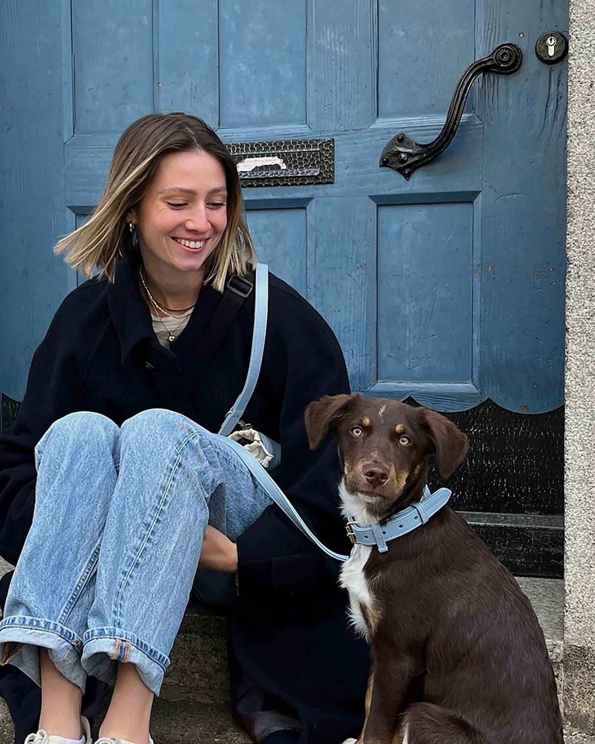 Plain Leather Collar | קולר עור לכלב