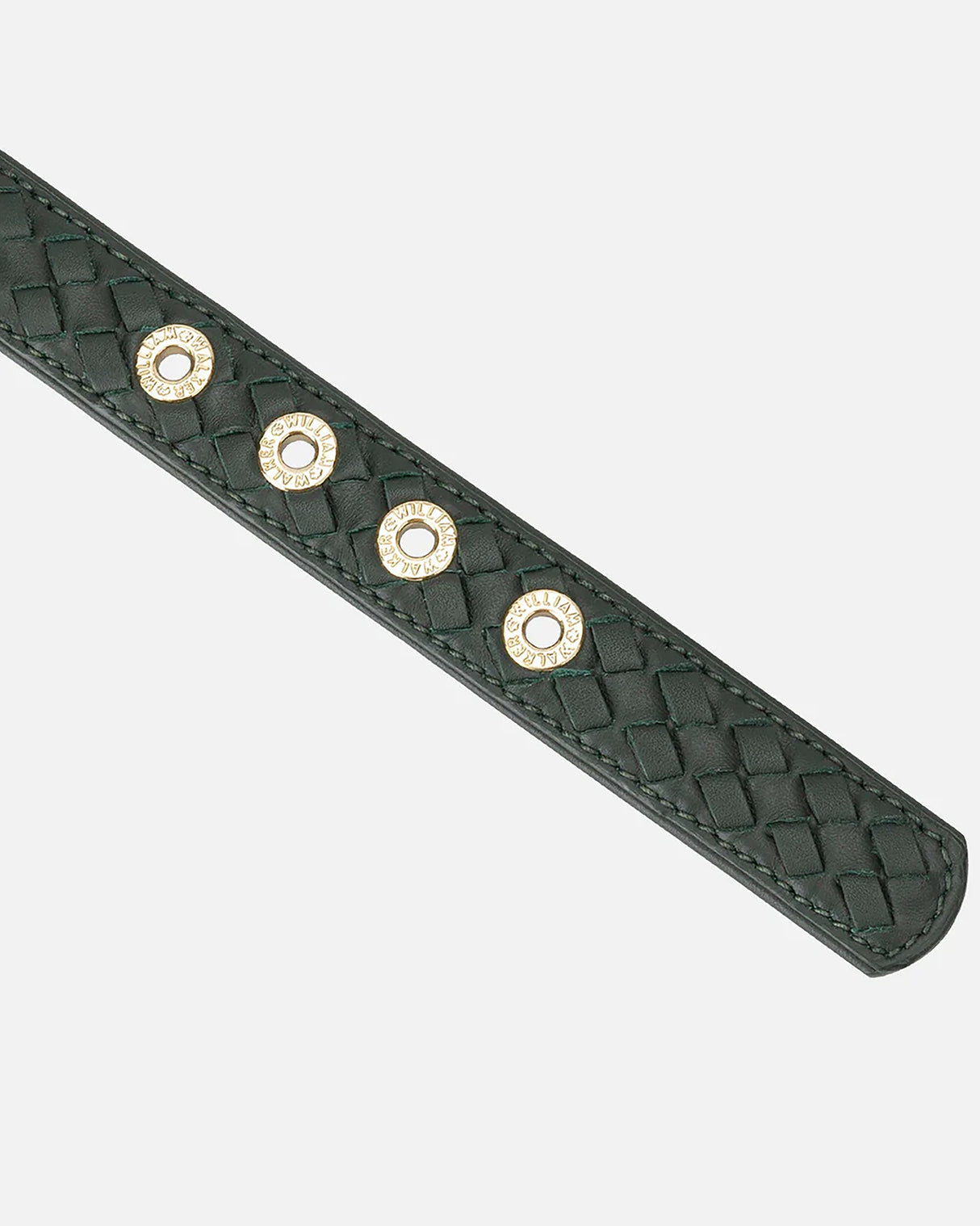 Prestige Leather Dog Collar | קולר עור נאפה קלוע לכלב