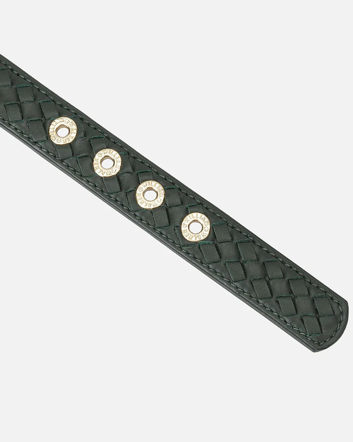 Prestige Leather Dog Collar | קולר עור נאפה קלוע לכלב