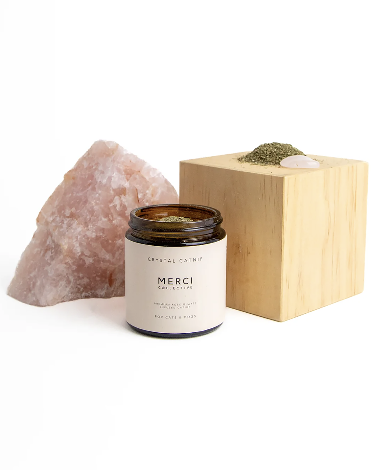 CATNIP מרובע קריסטל לחתולים וכלבים | קטניפ מועשר בקריסטלים לכלבים וחתולים