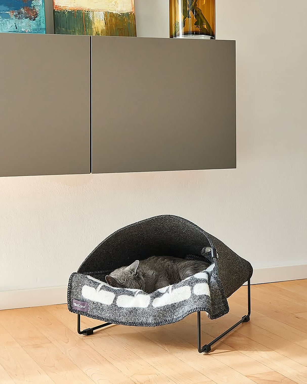 שמיכה צמר מפנקת לחתול | FLORA CAT WOOL BLANKET