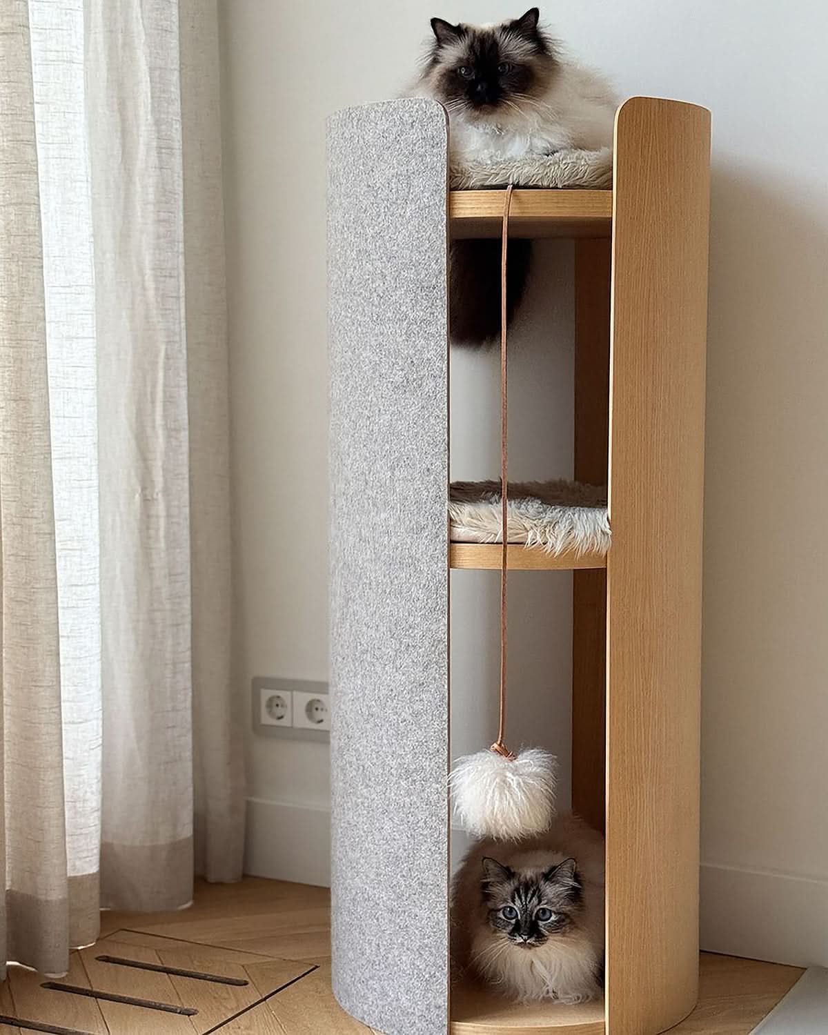 TORRE CLIMBING & SCRATCHING CAT POST | מגדל טיפוס וגירוד לחתולים