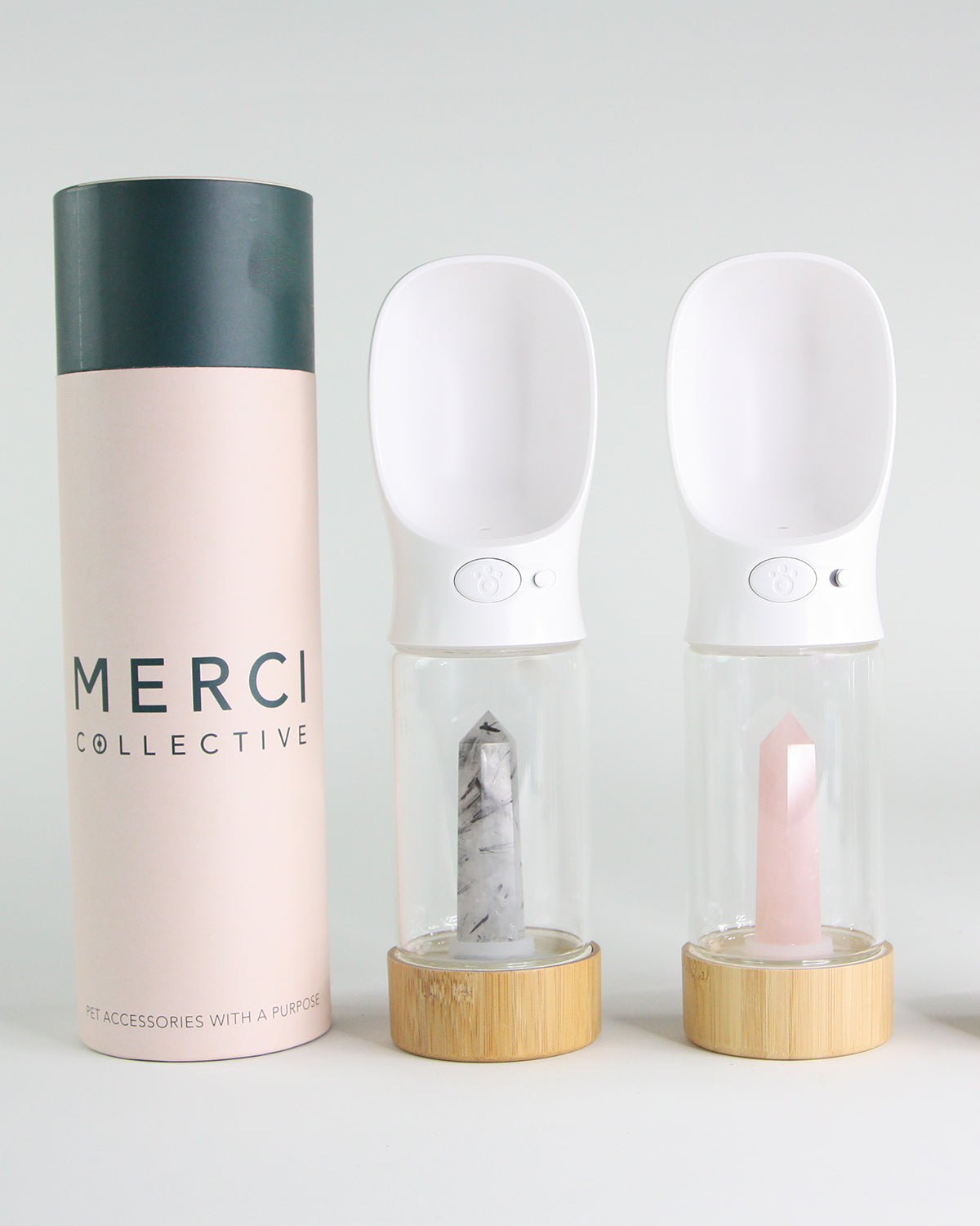 בקבוק מים קריסטל אנרגיה | בקבוק מים עם אבן קריסטל אנרגטית