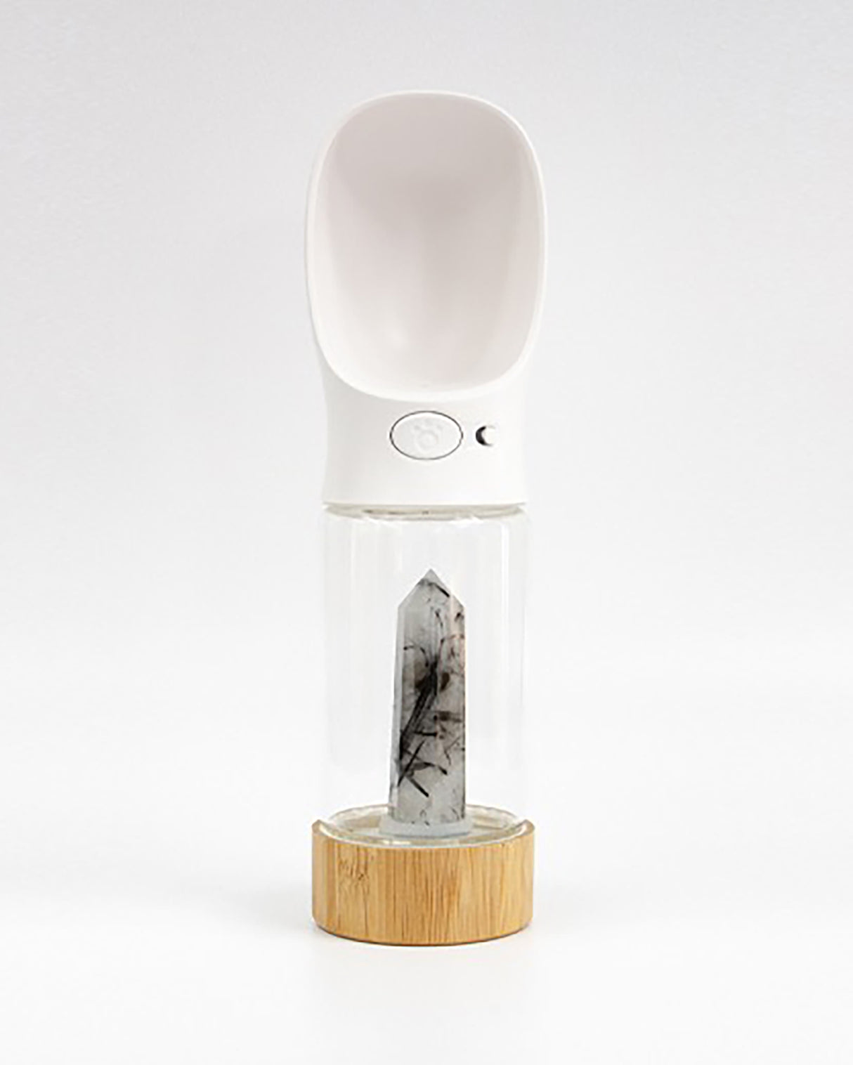 בקבוק מים קריסטל אנרגיה | בקבוק מים עם אבן קריסטל אנרגטית